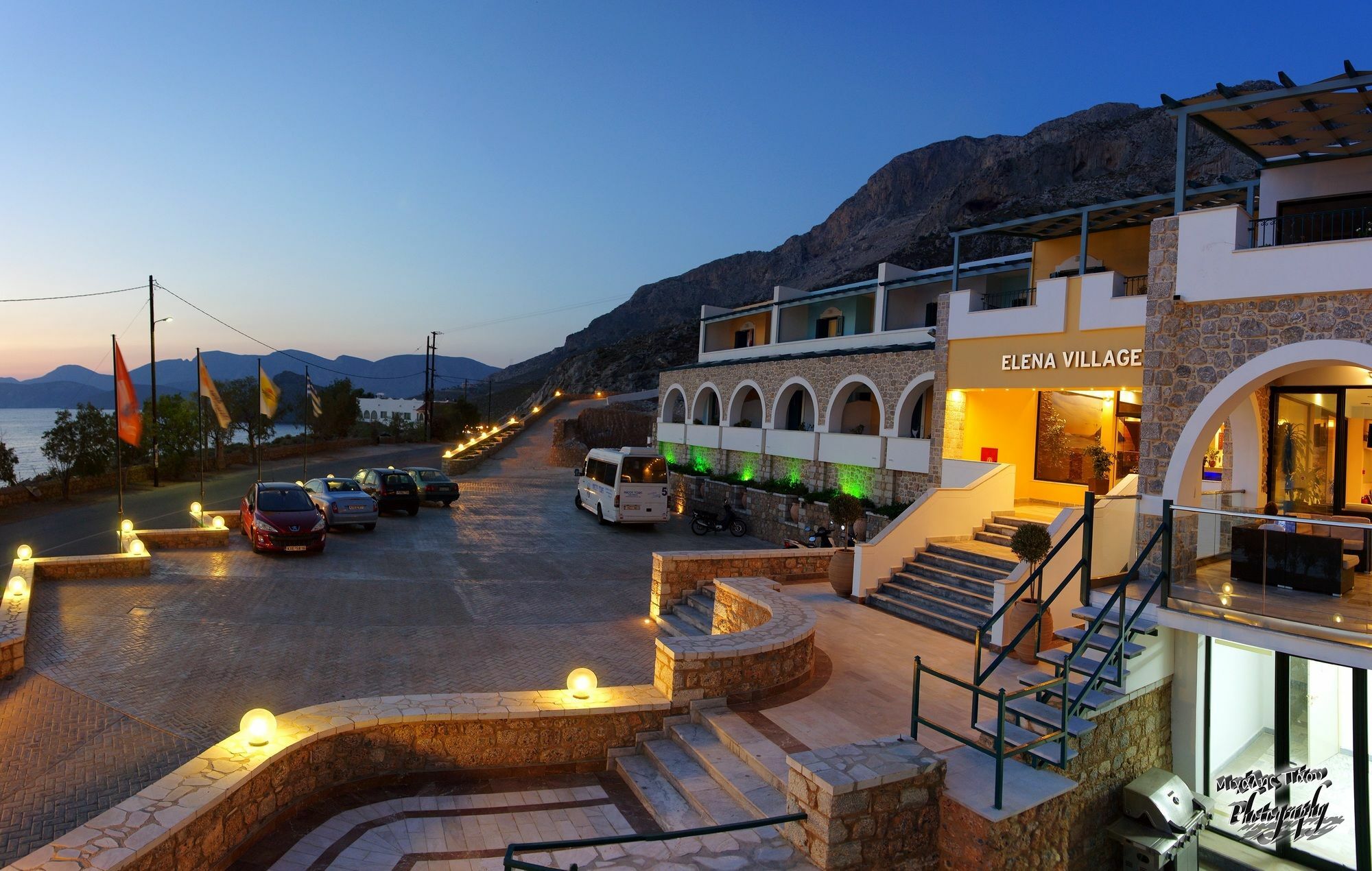 Elena Village Hotel & Suites Myrties Exterior foto